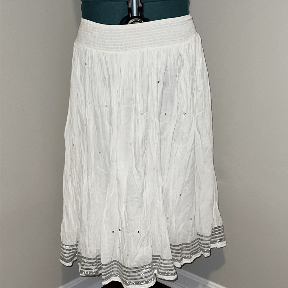 Ashley Stewart Crinkle Maxi Skirt, 18